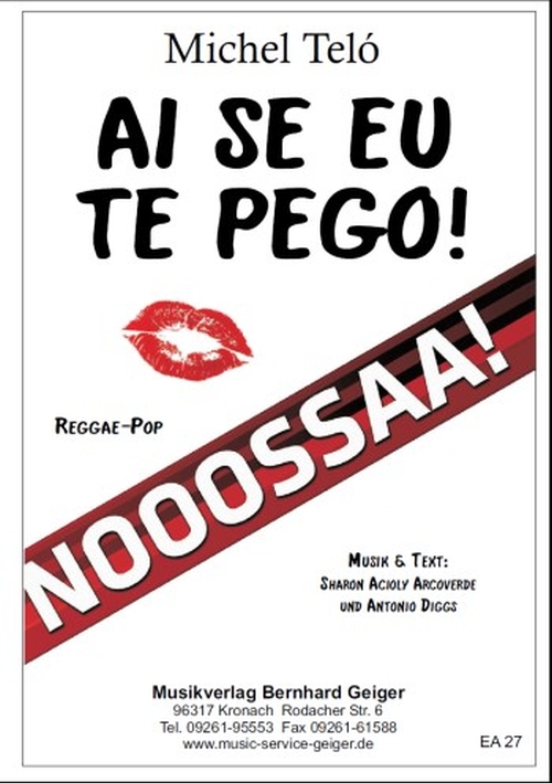 Ai Se Eu Te Pego (Nossa) - Michel Telo - Noten Einzelausgabe