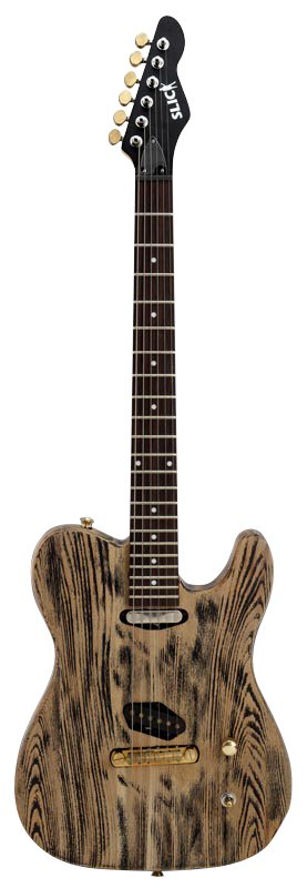 Slick SL 50 BA E-Gitarre T-Style Black Ash