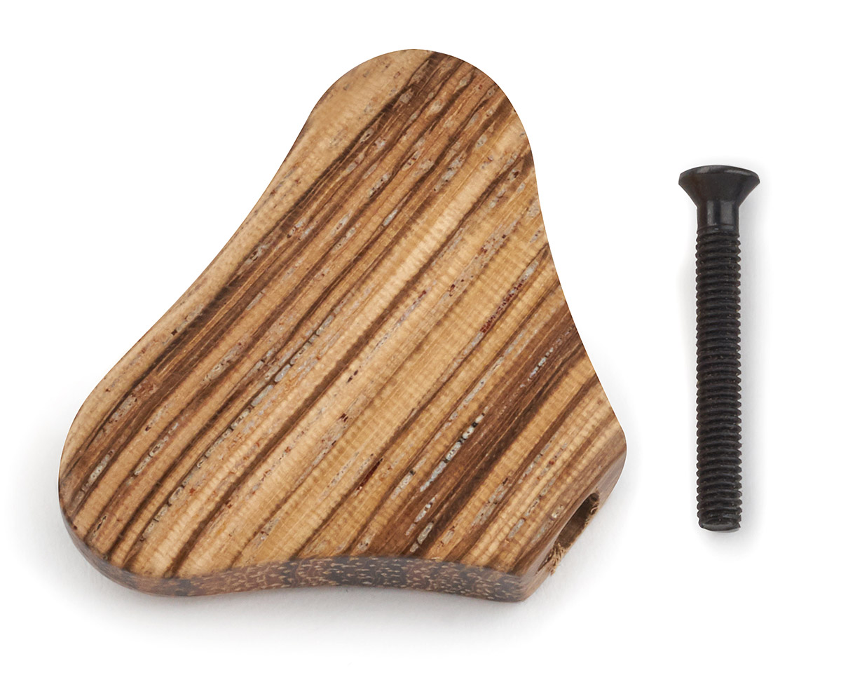 Warwick Parts - Wooden Peg for Warwick Machine Heads - Zebrawood (with Black Screw)