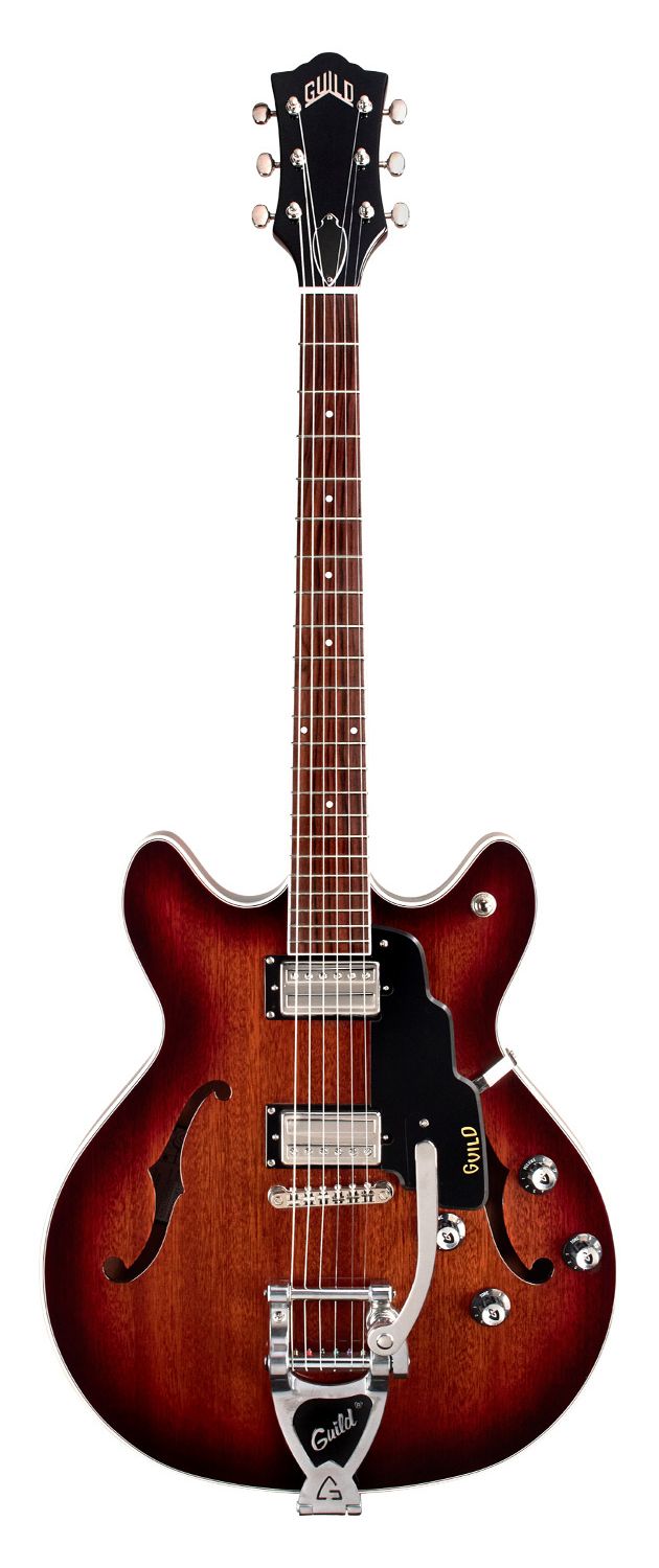 GUILD Starfire I DC CAB w/vibrato E-Gitarre, California Burst