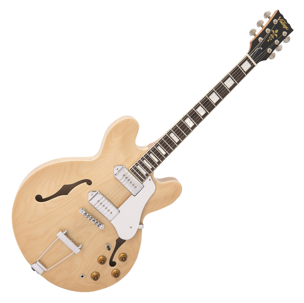 VINTAGE Reissued VSA500PM E-Gitarre, Natural Maple