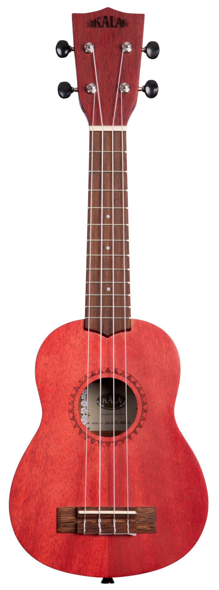 KALA KA-MRT-RED-S - Adobe Red Watercolor Meranti Sopran Ukulele