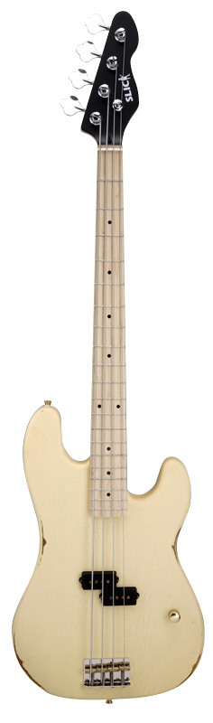 Slick E-Bass SL PB M VC Vintage Cream