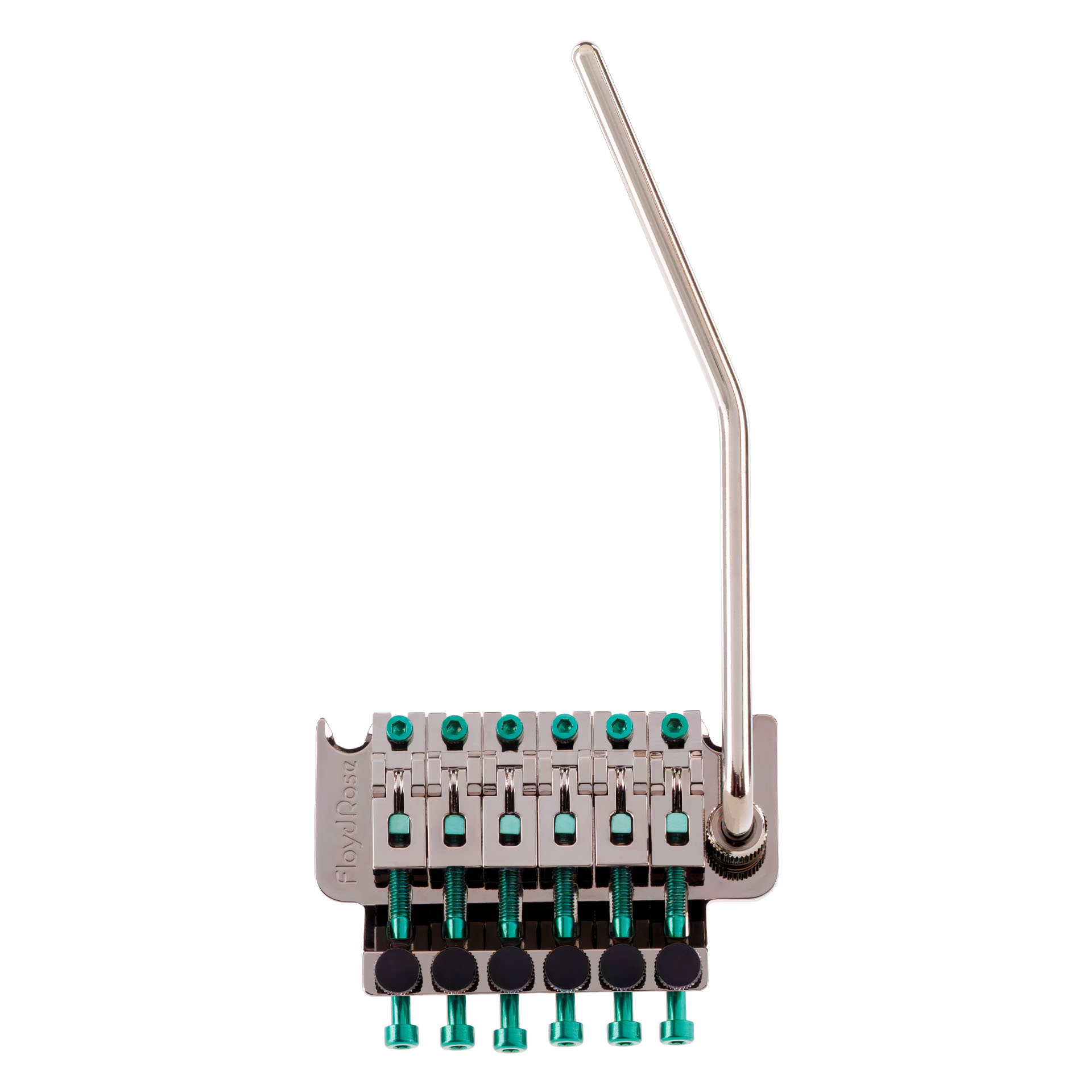 Floyd Rose FRT500-GN - Original Tremolo System - Black Nickel with Green Hardware