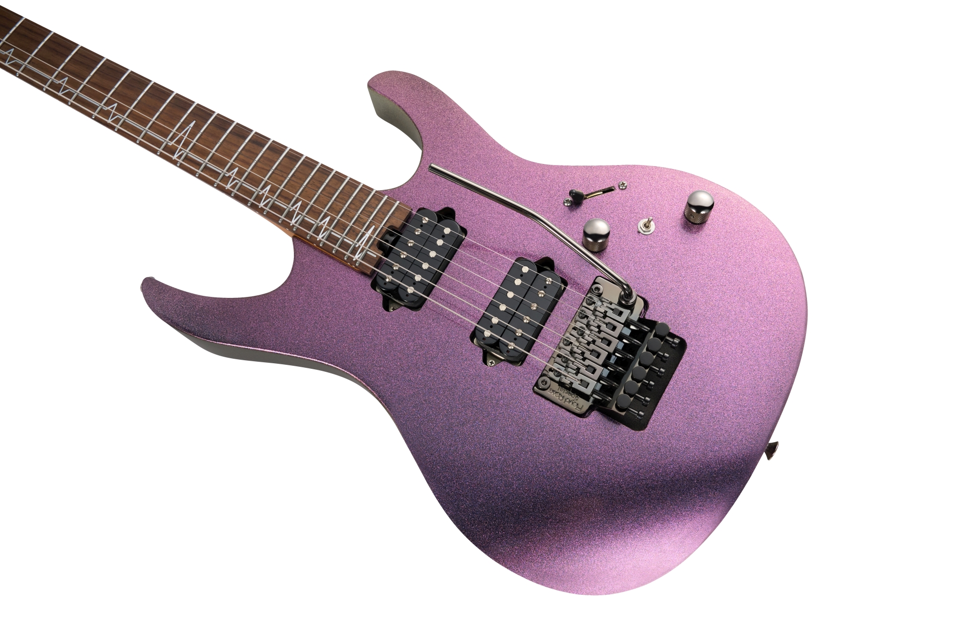 Mooer MMT100 FR Guitar, Floyd Rose Tremolo - Aurora Pink