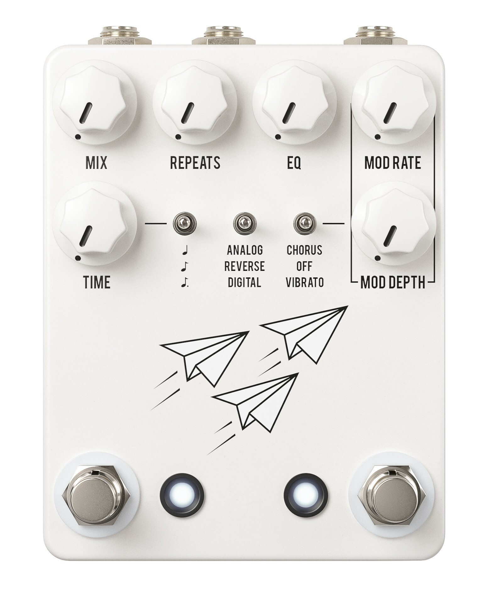 JHS Pedals Flight Delay, White