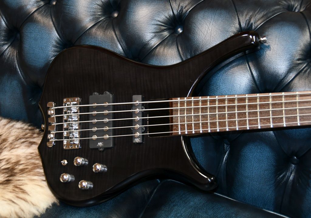 Warwick RockBass Infinity 5-String E-Bass, Nirvana Black inkl. Gigbag