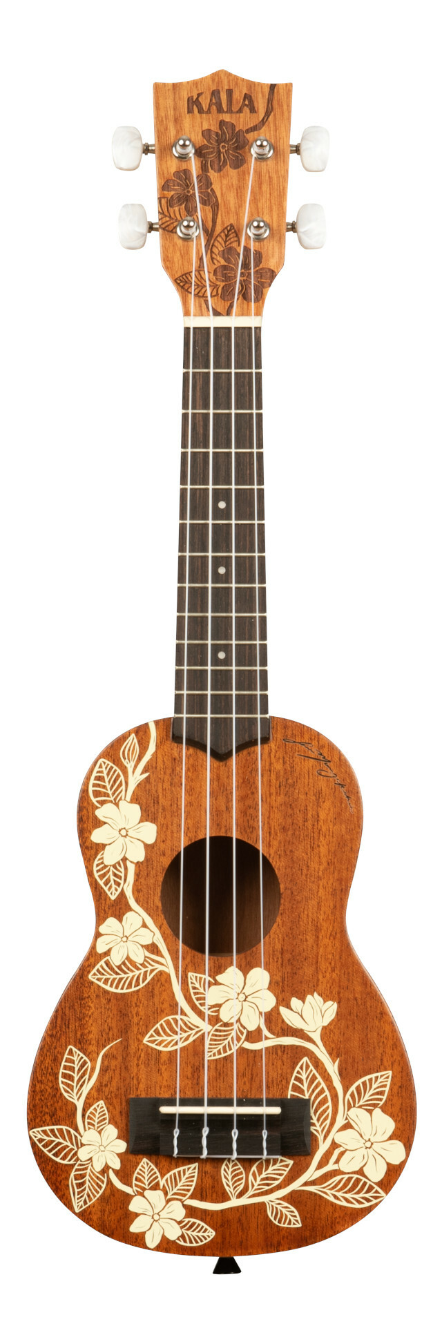 KALA KA-GARDENIA-S - Gardenia Mahogany Soprano Ukulele, with Bag