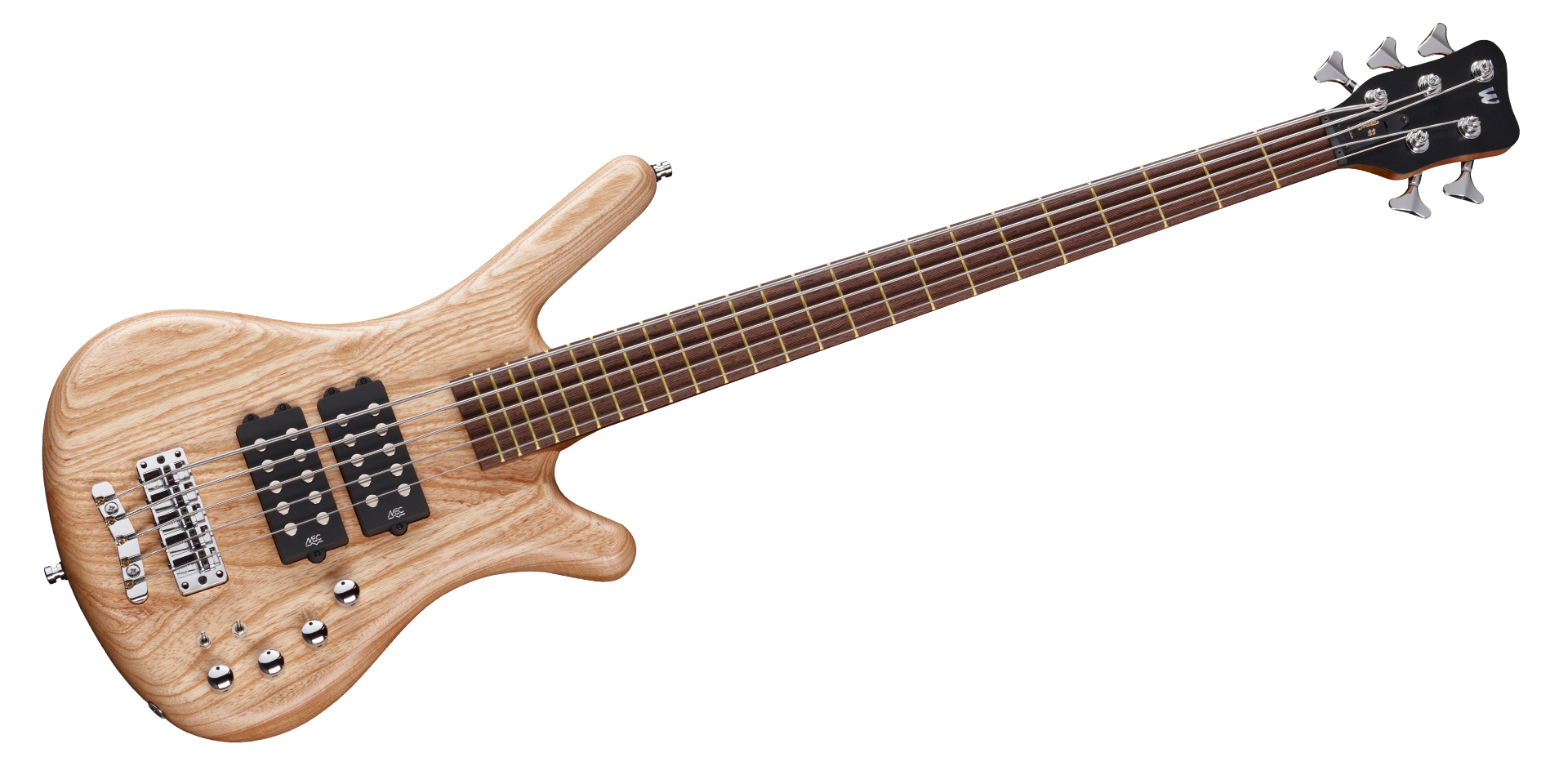 Warwick Teambuilt Pro Series Corvette $$, 5-String - Natural Transparent Satin