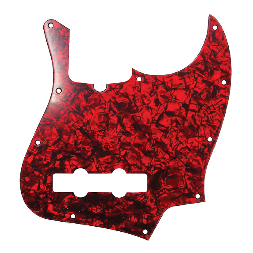D'Andrea J-Bass Pickguard (DPP JB RDP), Red Pearl