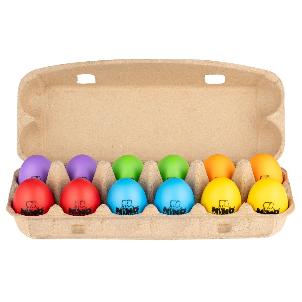 NINO SET18 Percussion Egg Shaker Set (12 Stück)