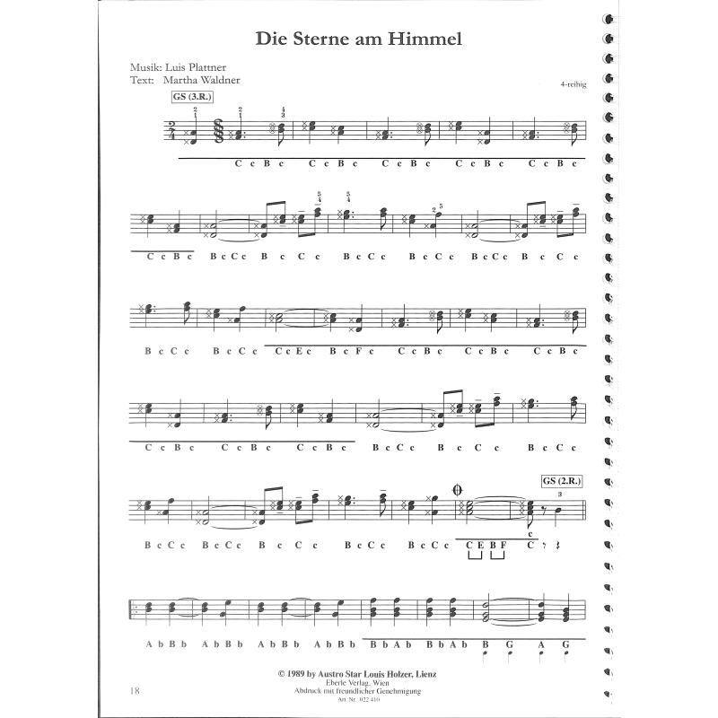 HÜTTENGAUDI Flotte Volksmusik-Hits für Steirische Harmonika + CD - KOCH 022410