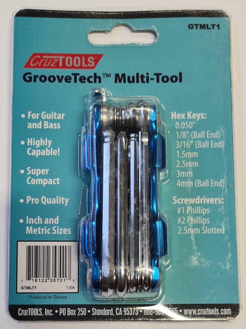 GrooveTech Multi Tool GTMLT1 - Werkzeug Gitarre & Bass