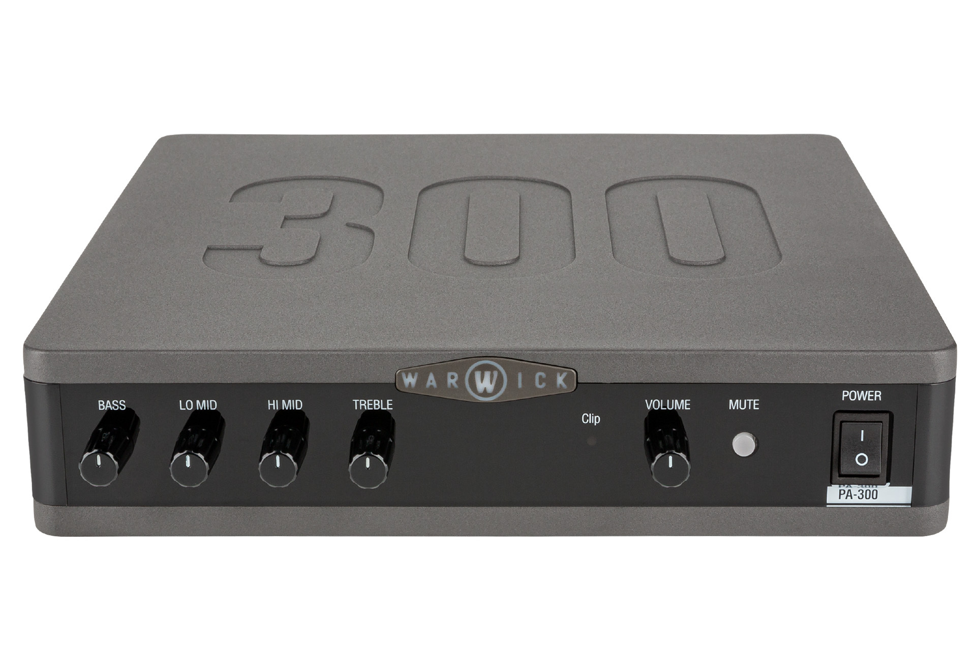 Warwick PA 300 Bass Power Amp Head with 4-Band Equalizer, 300 Watt