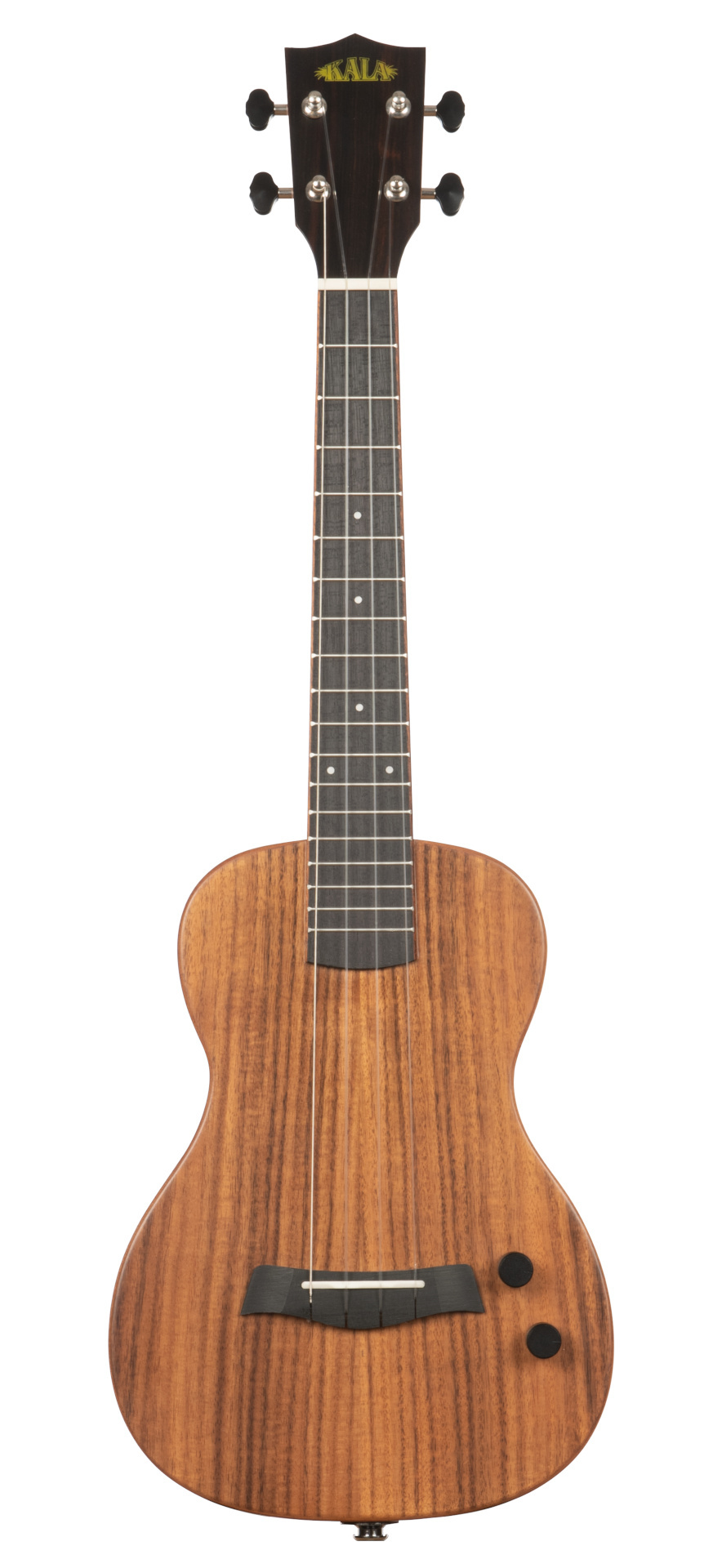 KALA KA SB ACA T - Solid Body Electric Flame Acacia Tenor Ukulele, with Bag