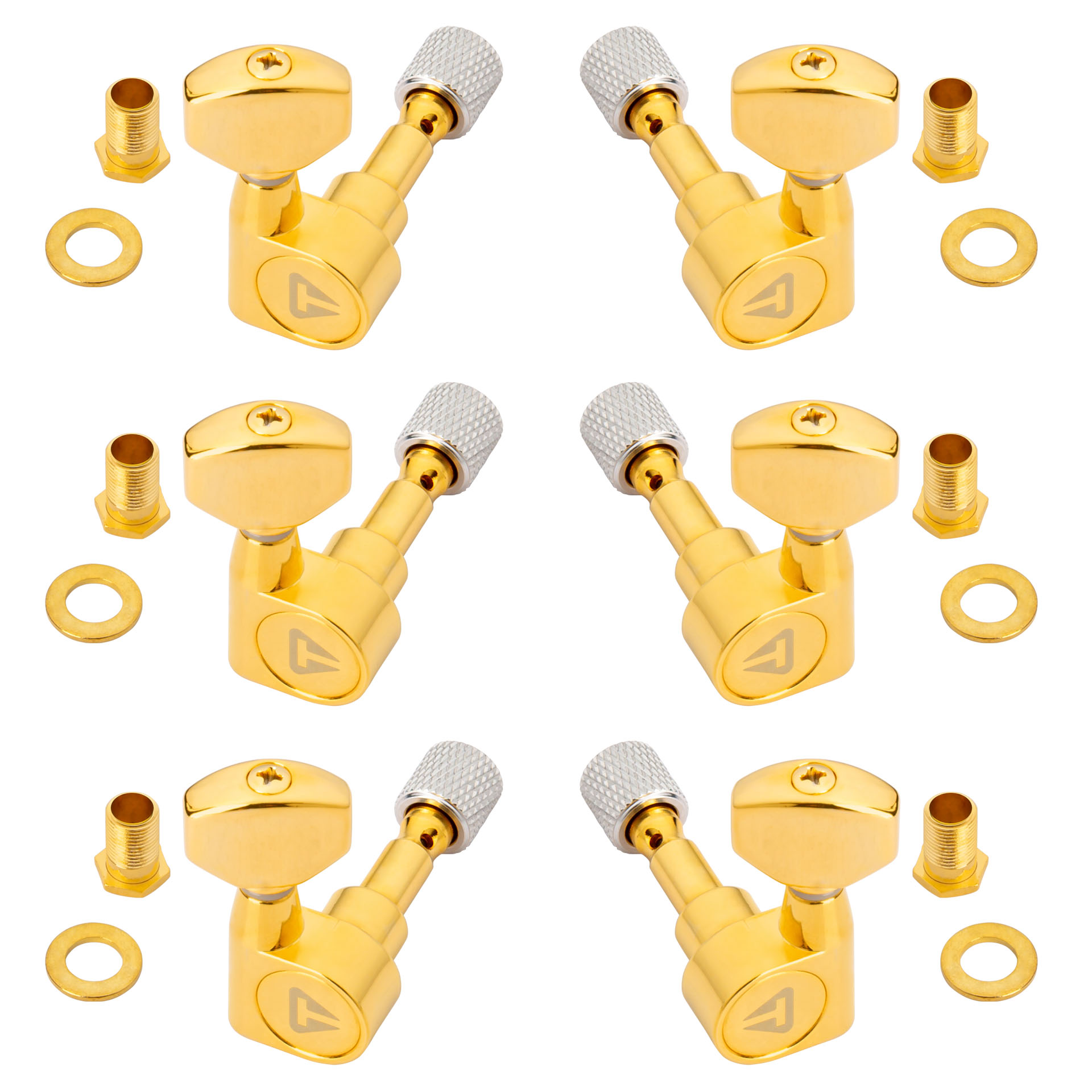 Traveler Guitar - Traveler Guitar Locking Tuners, 3 + 3 - Gold