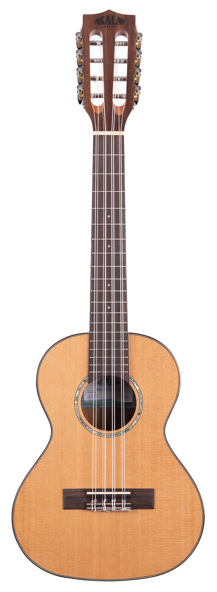 KALA KA-SCAC-T8 - Gloss Solid Cedar Top Acacia 8-String Tenor Ukulele, with Bag (UB-T)