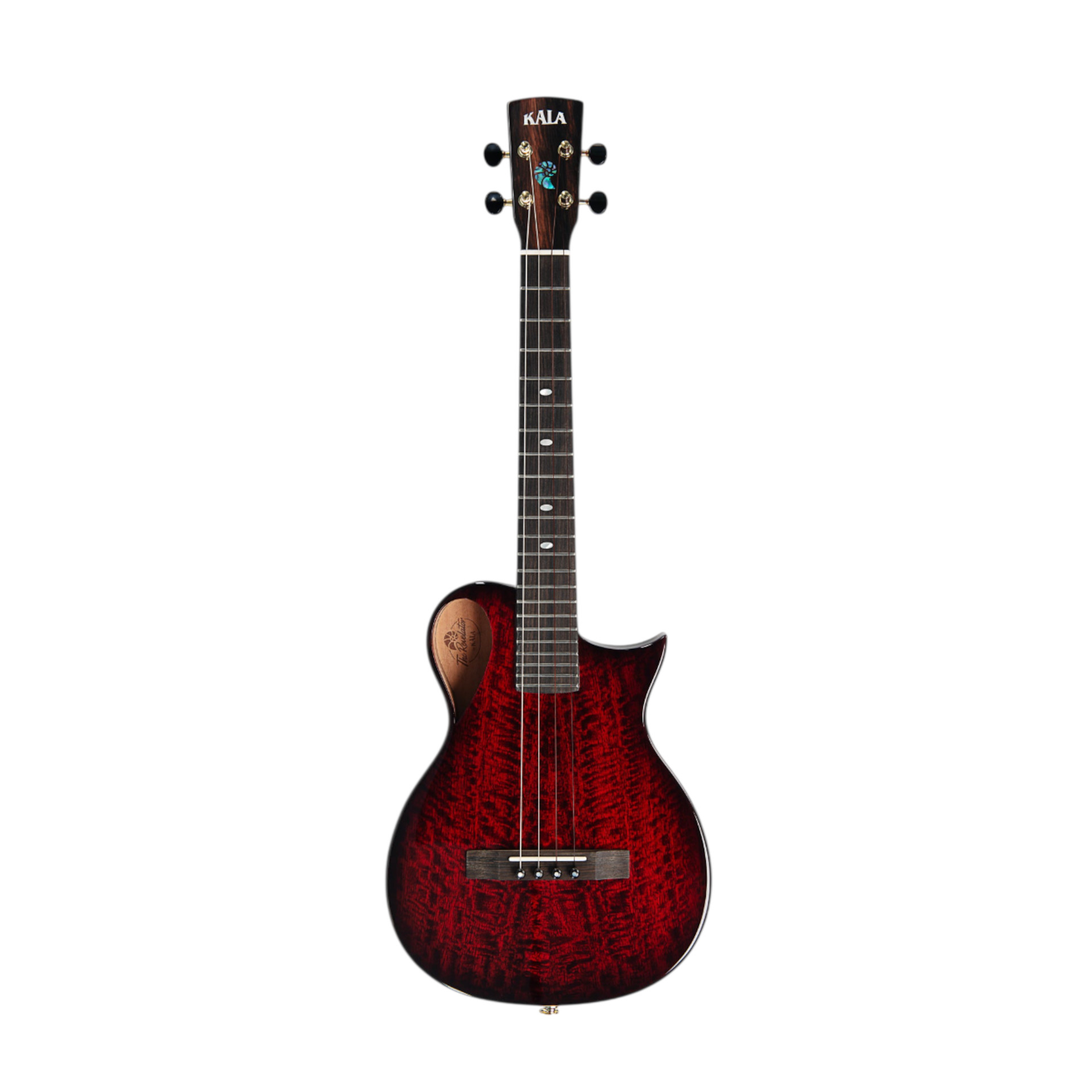 KALA KA-NS-RED-MNG-TE - Revelator Nautilus Horizon Red Glow Mango Tenor Ukulele, with Bag