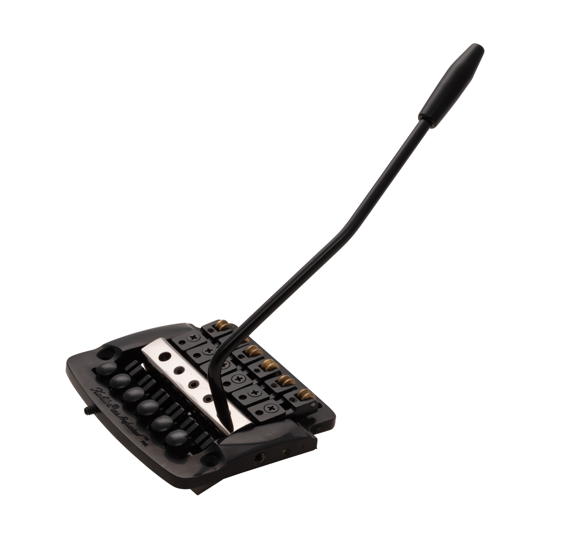 Kahler 2310 - Flat Mount Guitar Tremolo (Aluminum Cam / Brass Saddles) - Black