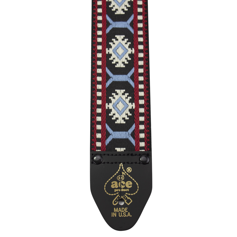 D'Andrea Ace Vintage Reissue Guitar Strap (ACE-10), Snowflake