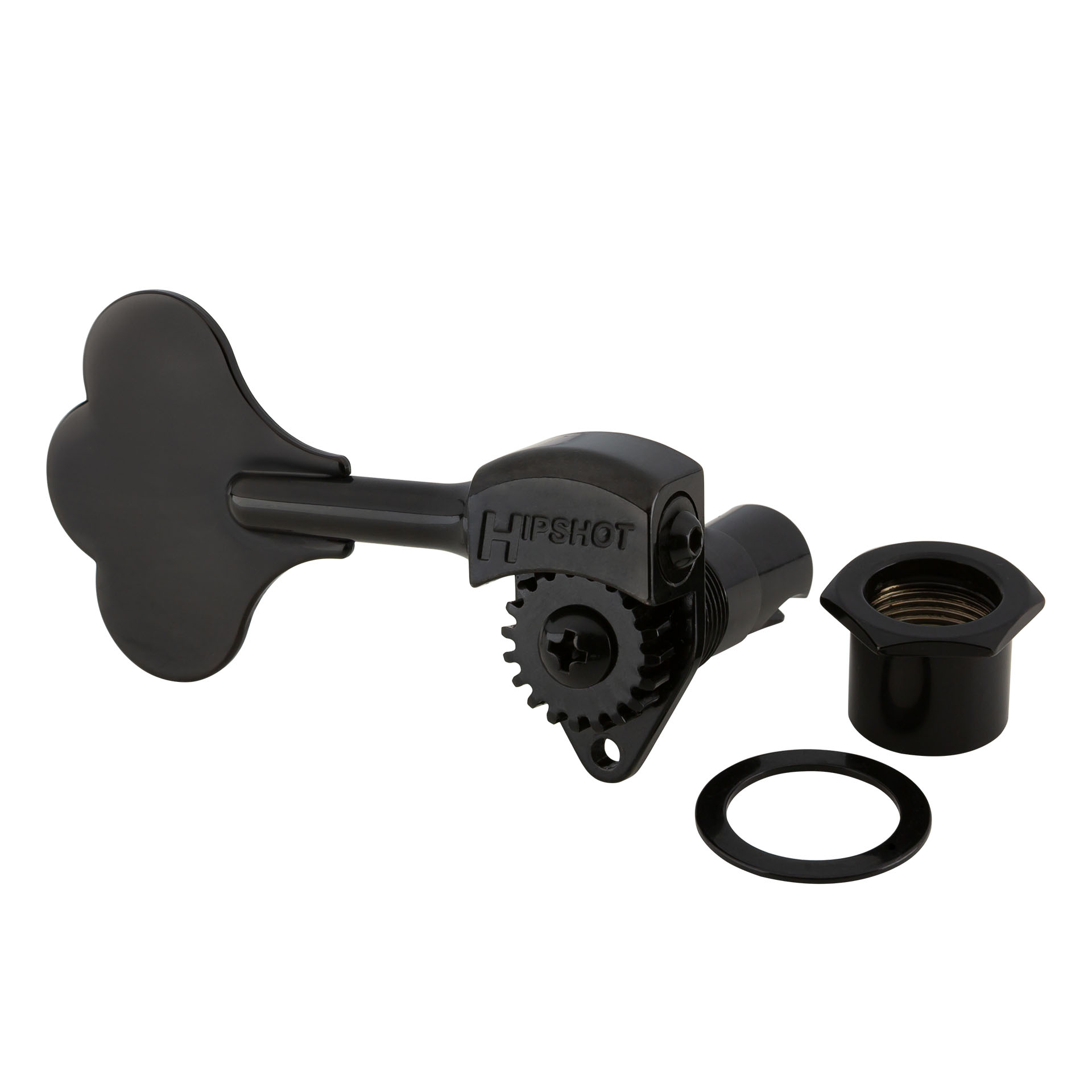 Lakland / Hipshot - Licensed Ultralite Bass Machine Head, 1/2" Post, Right (Treble) Side - Black