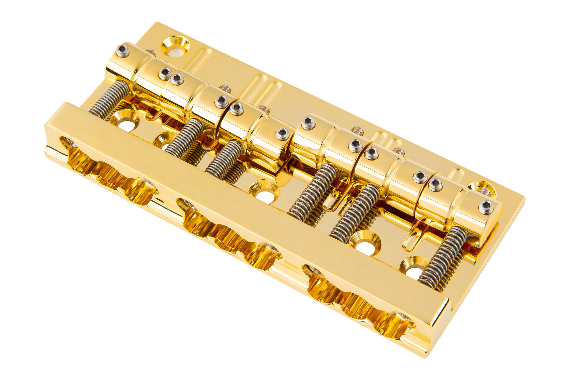 Sadowsky/Hipshot - MasterBuilt and Custom Shop Quick Release Bridge, 18 mm, 6-String - Gold