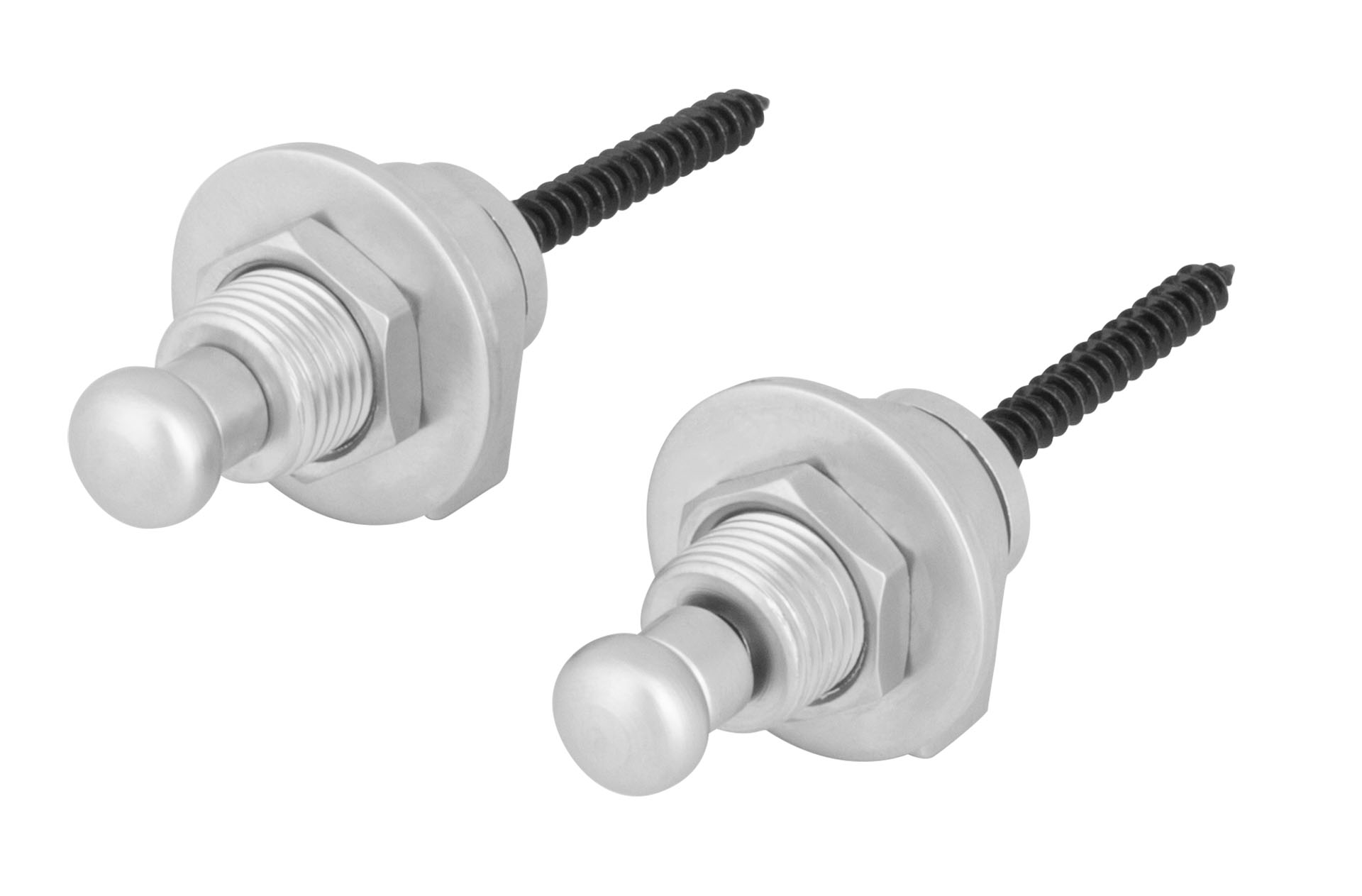 Framus & Warwick - S-Style Security Lock System, Set (2 pcs) - Satin Chrome