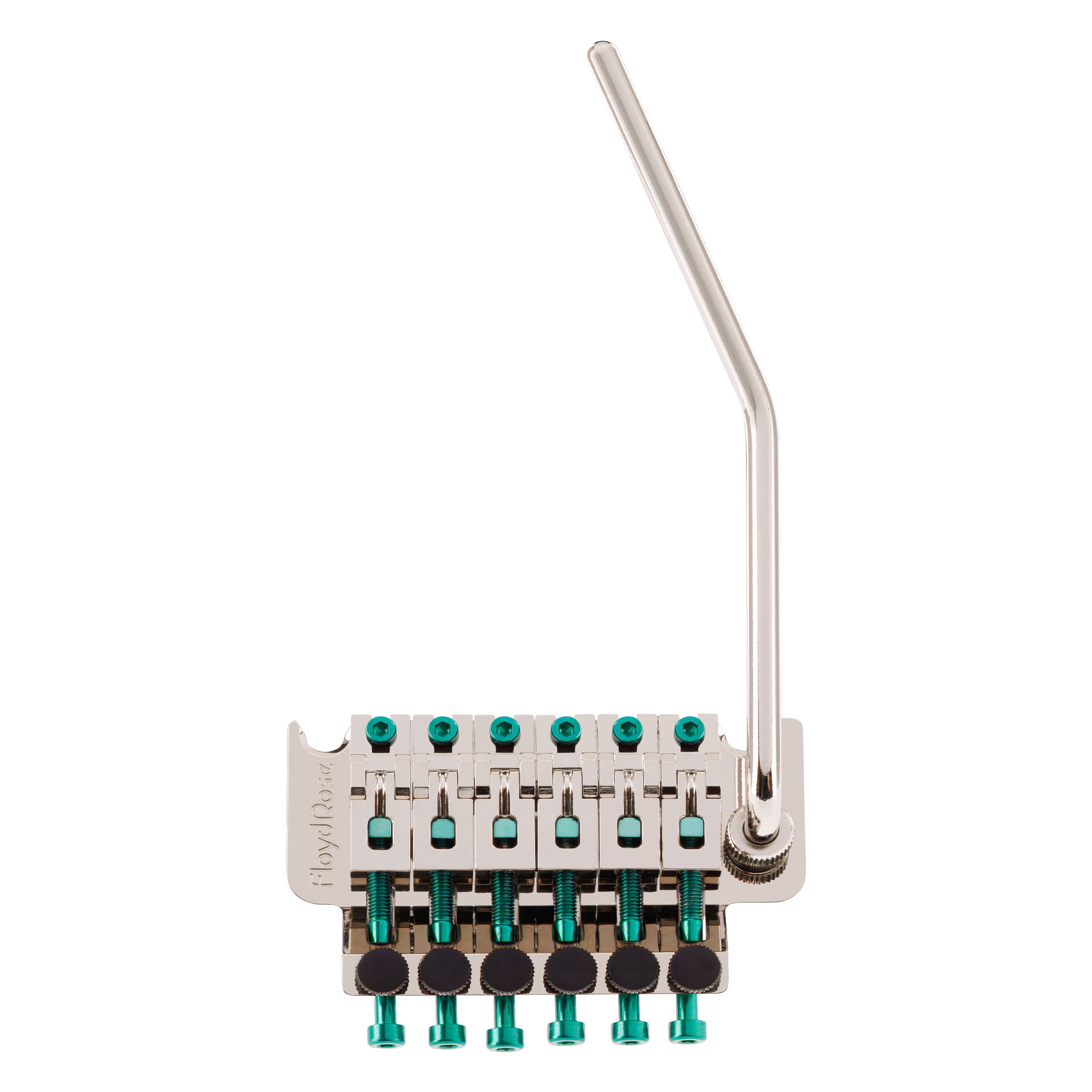 Floyd Rose FRT400-GN - Original Tremolo System - Nickel with Green Hardware