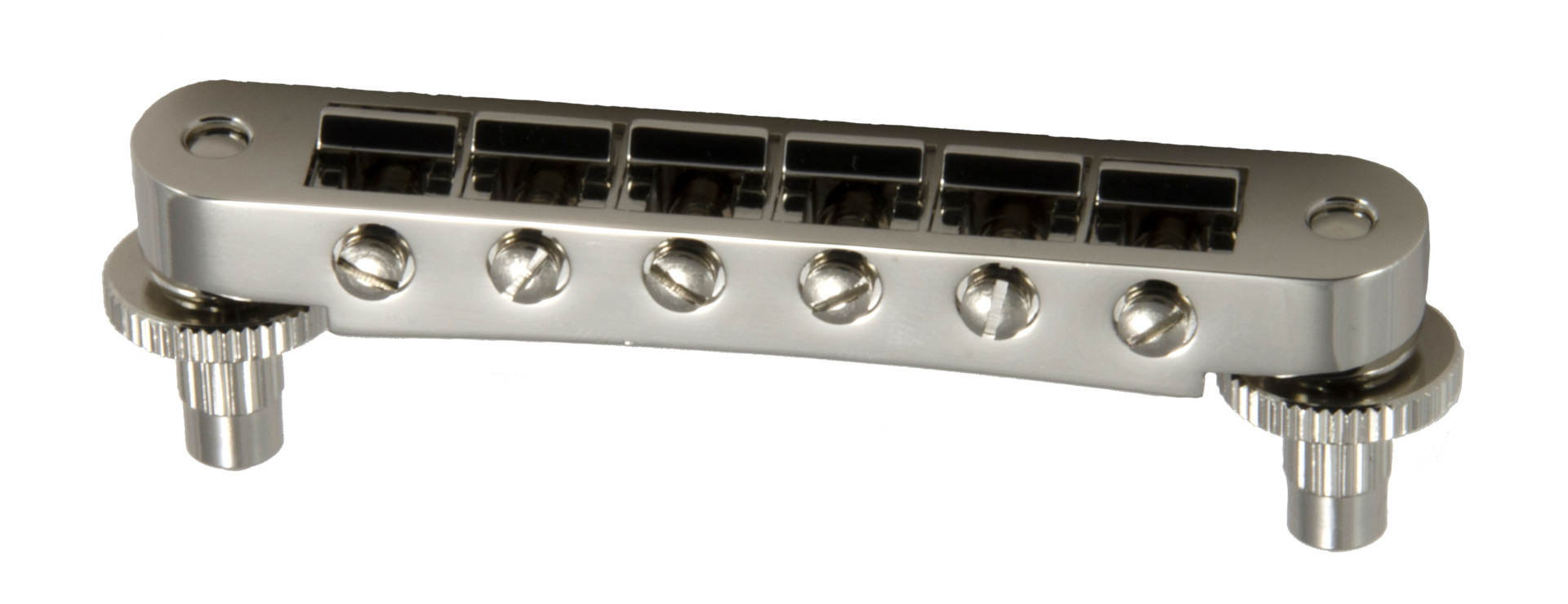 Grover 521N Tune-O-Matic Guitar Bridge (Unnotched) - Nickel