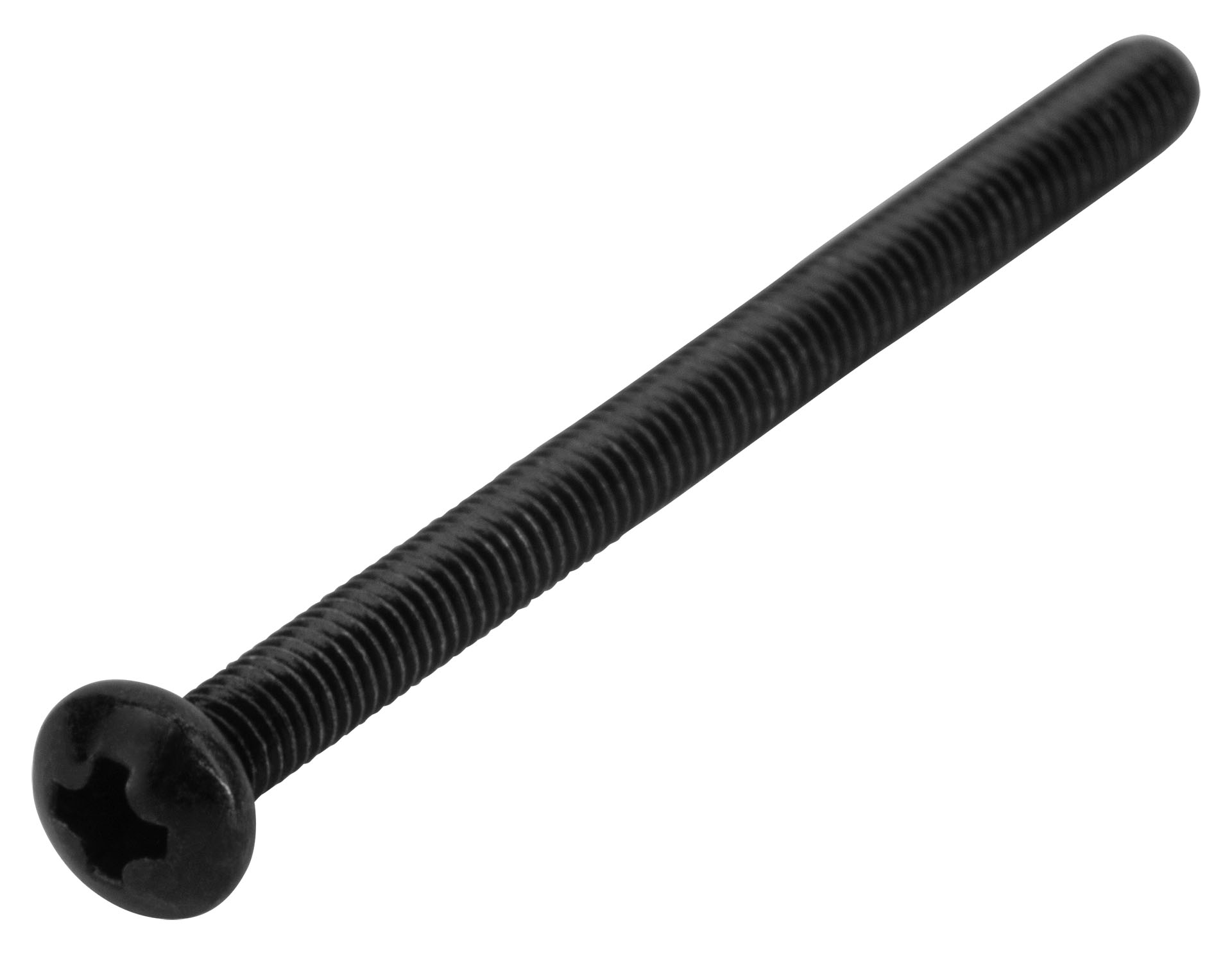 Framus & Warwick Parts - Screw for Pickup Mounting, M2.5 x 35 mm, 5 mm Head, 4 pcs., Black