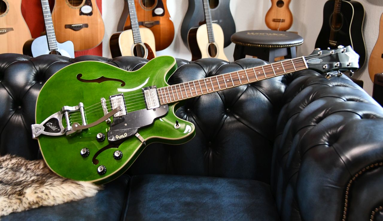 Guild Starfire I DC w/vibrato E-Gitarre, Emerald Green