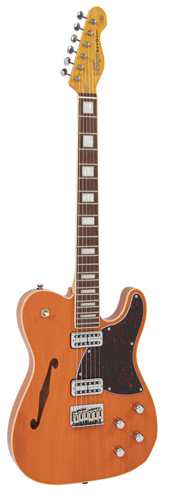 Vintage E-Gitarre REVO VRD850TO Midline, Trans Orange