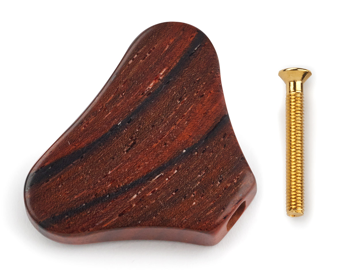 Warwick Parts - Wooden Peg for Warwick Machine Heads - Cocobollo (with Gold Screw)