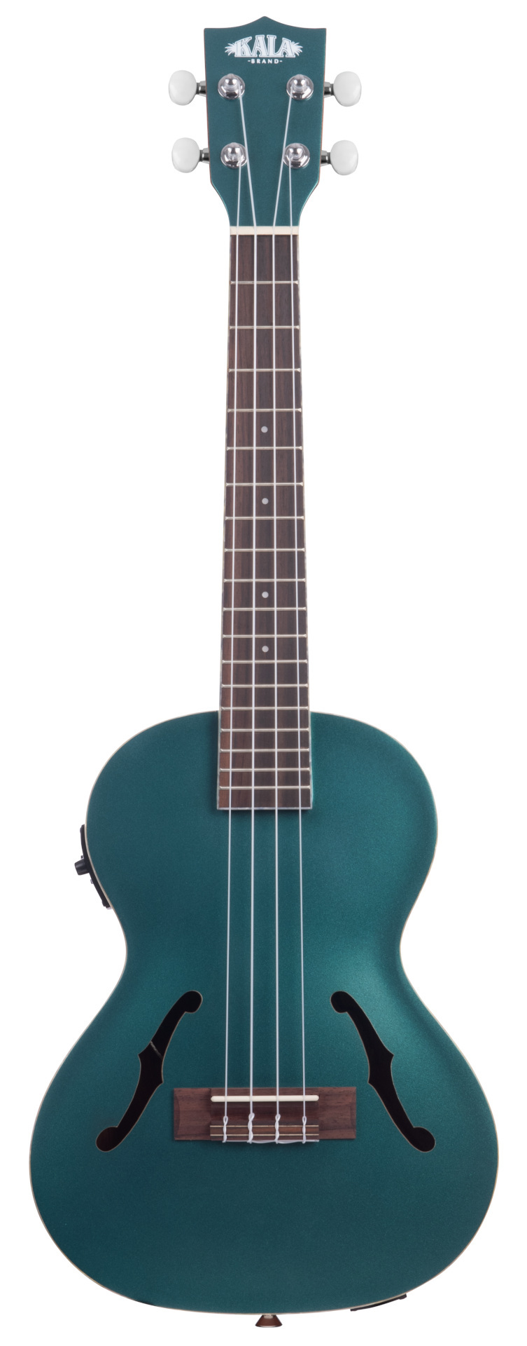 KALA KA-JTE-BKGN - Brooklyn Green Archtop Tenor Ukulele, with EQ & Case (UC-T)