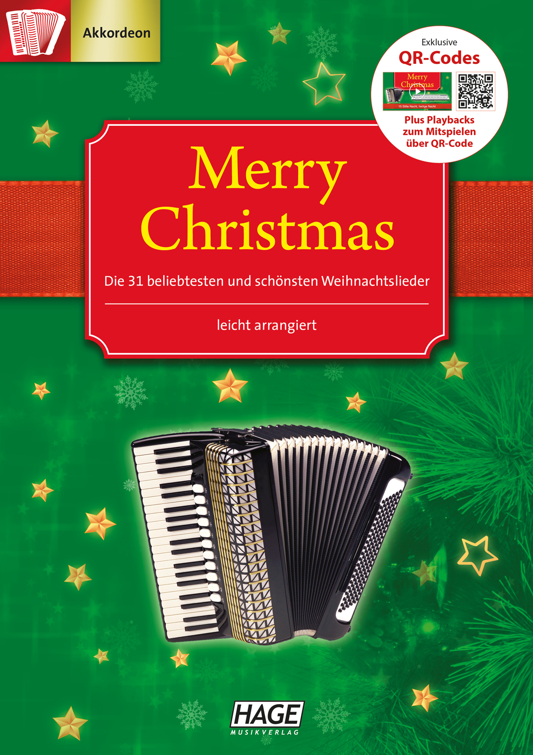 Merry Christmas für Akkordeon - EH 2084