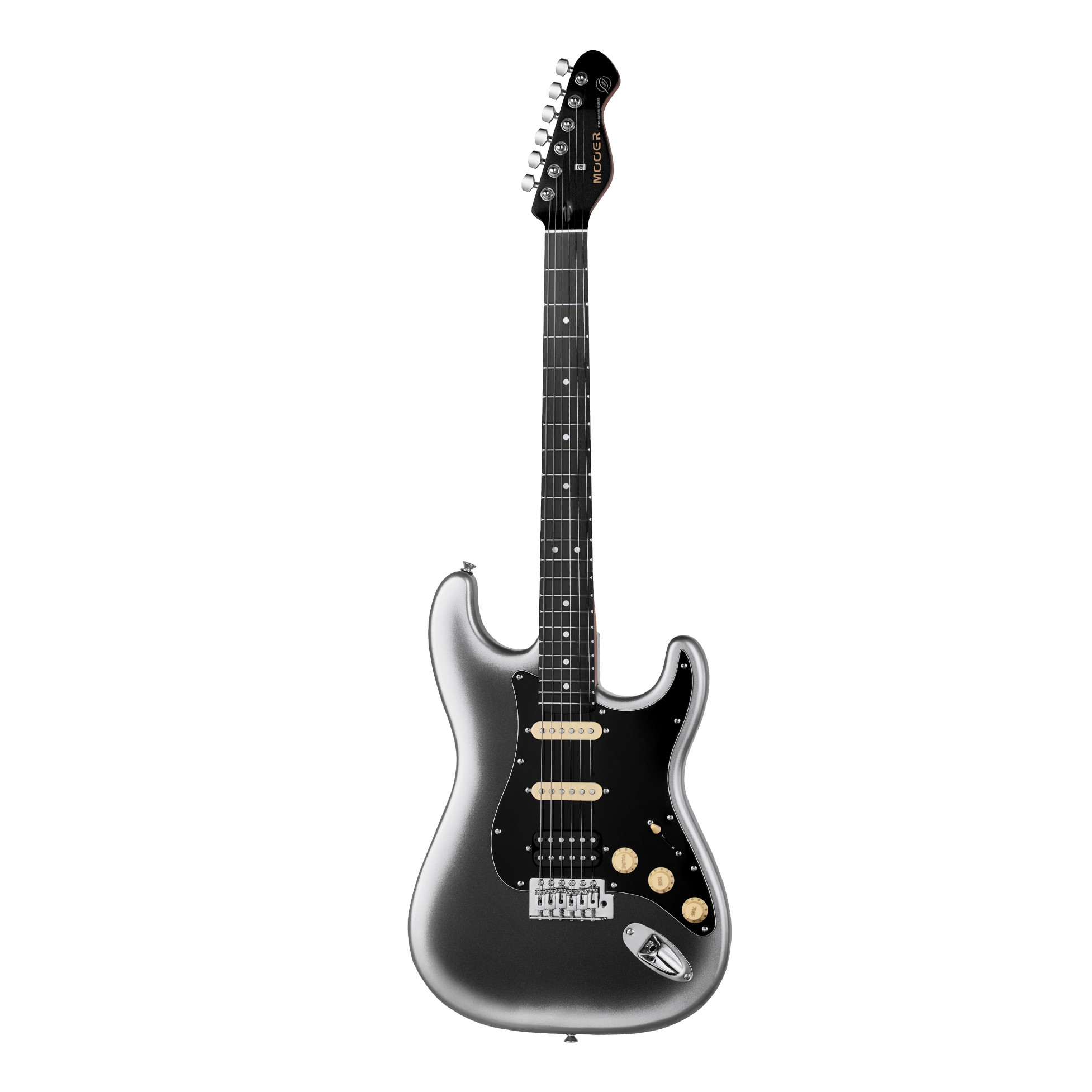 Mooer MSC10 Pro Guitar - Dark Silver